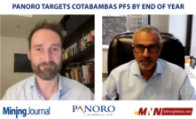 Panoro targets Cotabambas PFS by end of year
