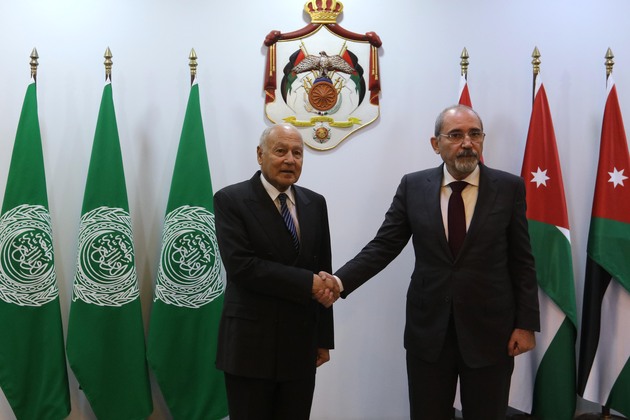 JORDAN-AMMAN-THE ARAB LEAGUE-MEETING-PALESTINE