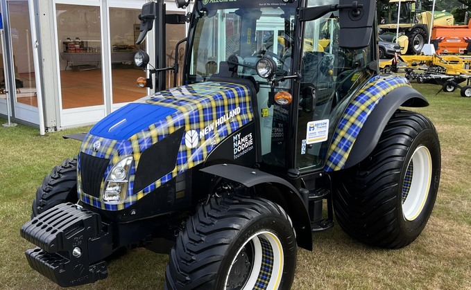 The Doddie Weir tartan tractor will be touring events across this year to raise money for the My Name'5 Doddie Foundation