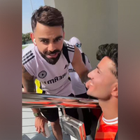 "Well bowled": Virat Kohli praises UAE's Ibrar Ahmad Dawar for impressive bowling in nets