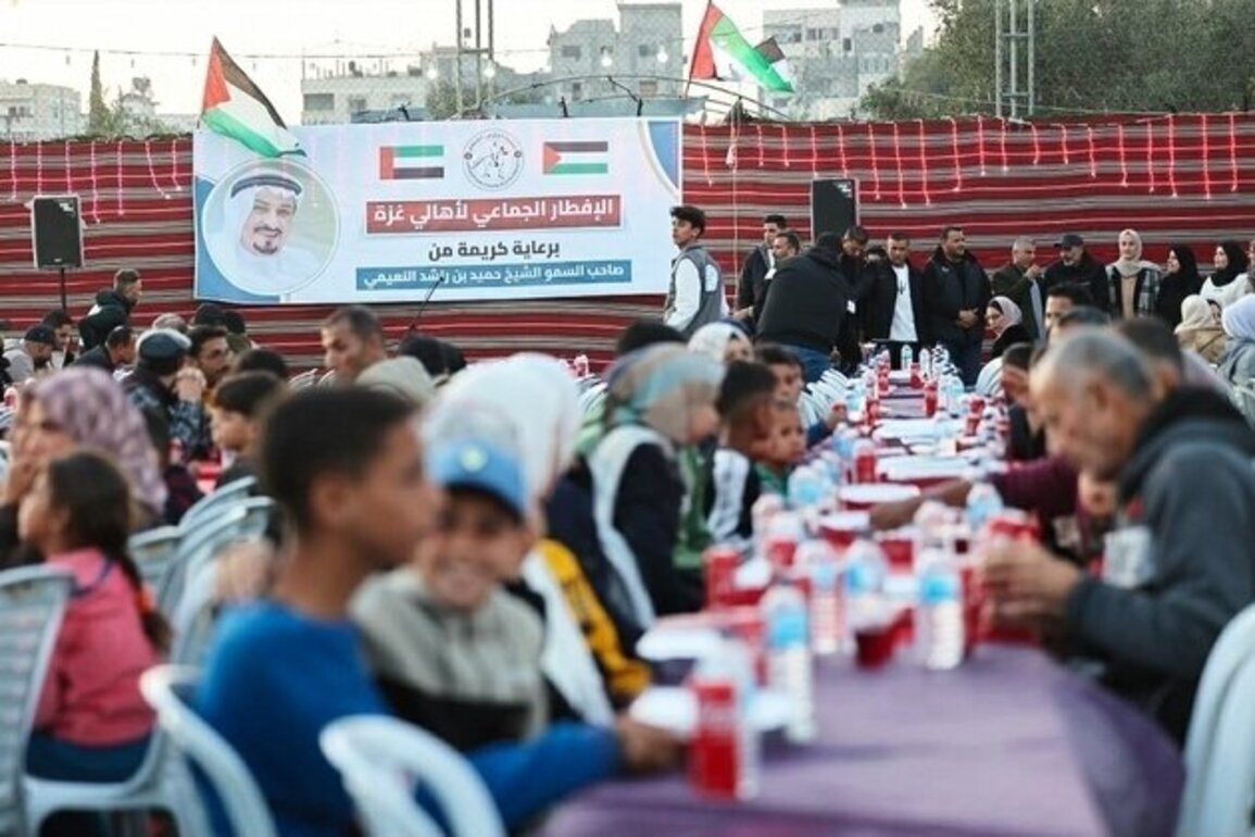 UAE's Operation Chivalrous Knight 3 hosts mass Iftar for Al Zawayda residents in Gaza