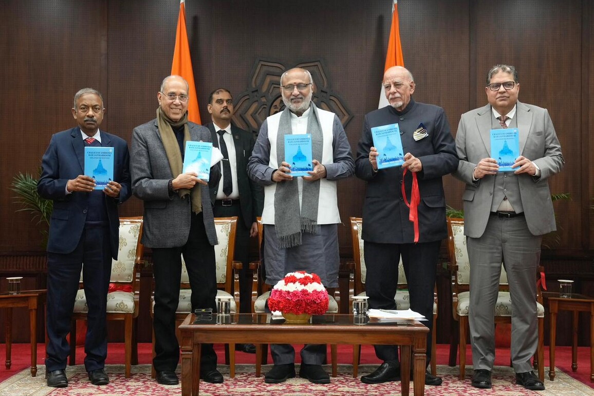Construction of Ram Mandir represents defining moment in India's civilisational journey: VP Radhakrishnan releases book on Ram Janmabhoomi movement