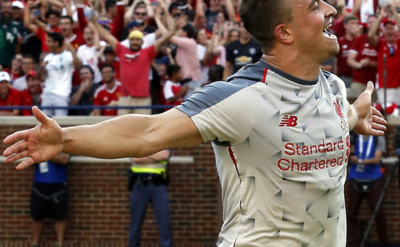 Shaqiri ng'asanyukira ggoolo gye yakuba ManU sizoni ewedde. Shaqiri ng'asanyukira ggoolo gye yakuba ManU sizoni ewedde.