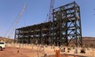The South Flank ore-handling plant is taking shape in the Pilbara, WA