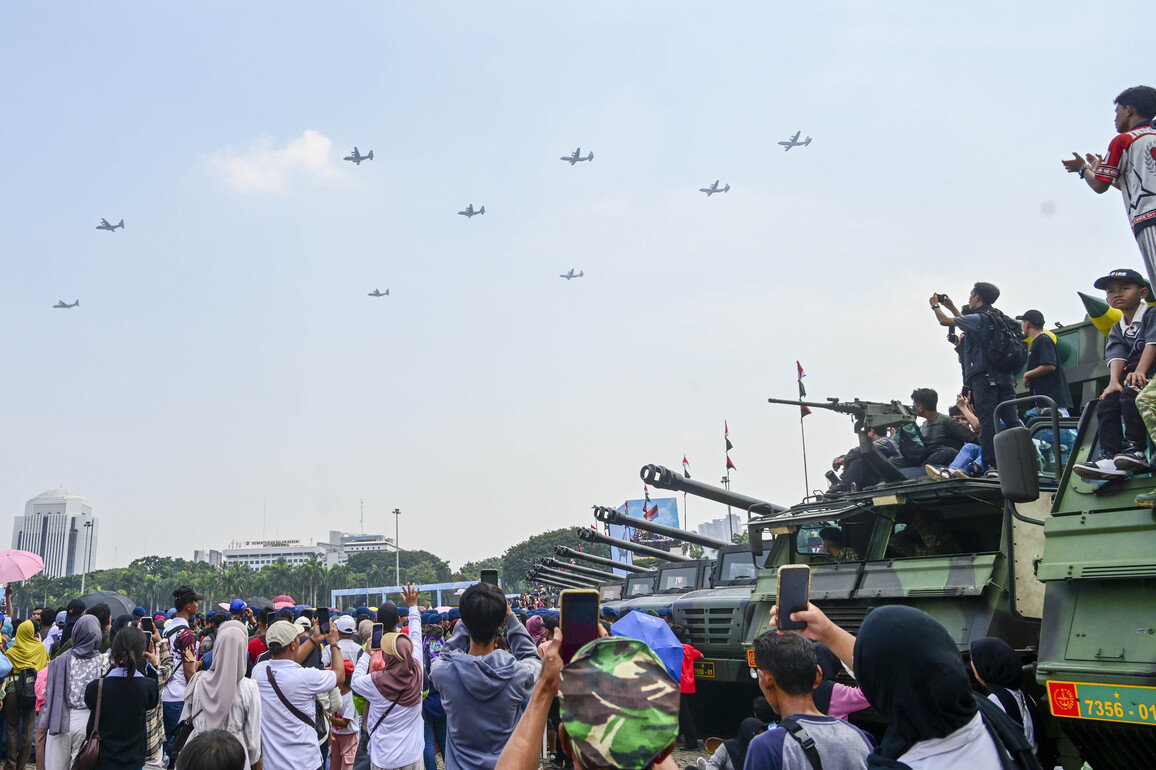 INDONESIA-JAKARTA-NATIONAL ARMED FORCES-80TH ANNIVERSARY