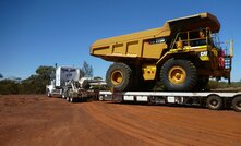 Keras' mining equipment arrives on-site