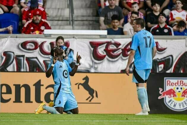 Red Bulls score late goal to salvage draw with Minnesota United