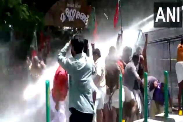 Kerala: BJP stages protest march to Health Minister's house over woman's death at Kottayam Medical College