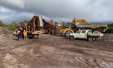 Last components of the mobile crusher being delivered to Granville on August 12