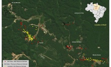 Mapa com localização do projeto de ouro Cuiú-Cuiú/Reprodução