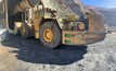 A Caterpillar 2900 loader at the Osborne underground copper-gold mine in Queensland’s northwest