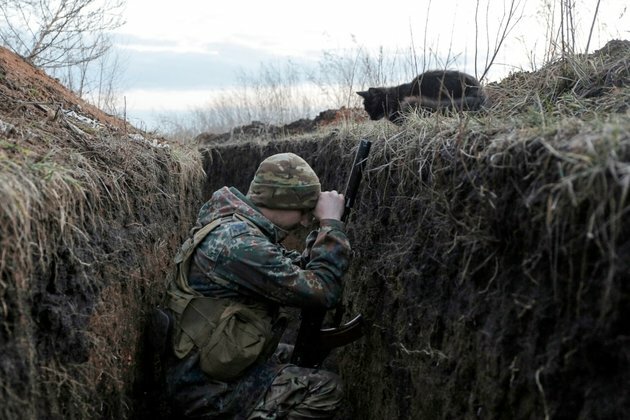 In Ukraine&#039;s Trenches, Strays Bring Respite to Russia-Wary Troops