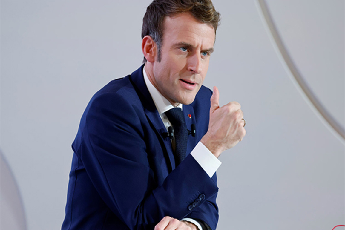 Macron calls Israel's Gaza plan "disaster waiting to happen," proposes UN mission