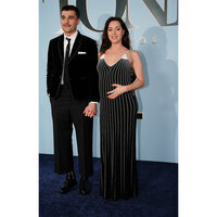 Aubrey Plaza debuts baby bump with partner Christopher Abbott at 2026 Tony Awards