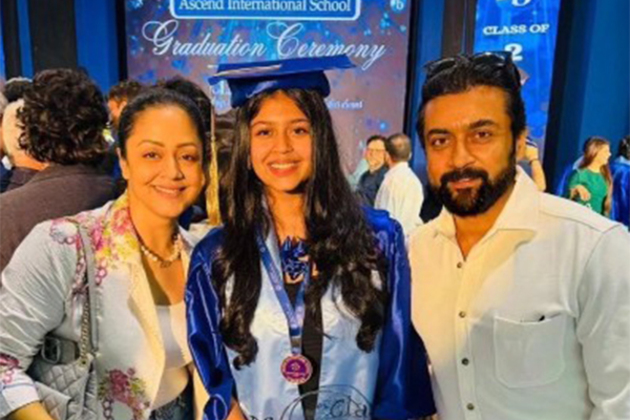 Suriya-Jyotika's daughter Diya graduates from school, "proud" Amma pens emotional note