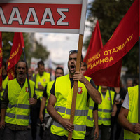 Nationwide strike in Greece over labour laws halts public services