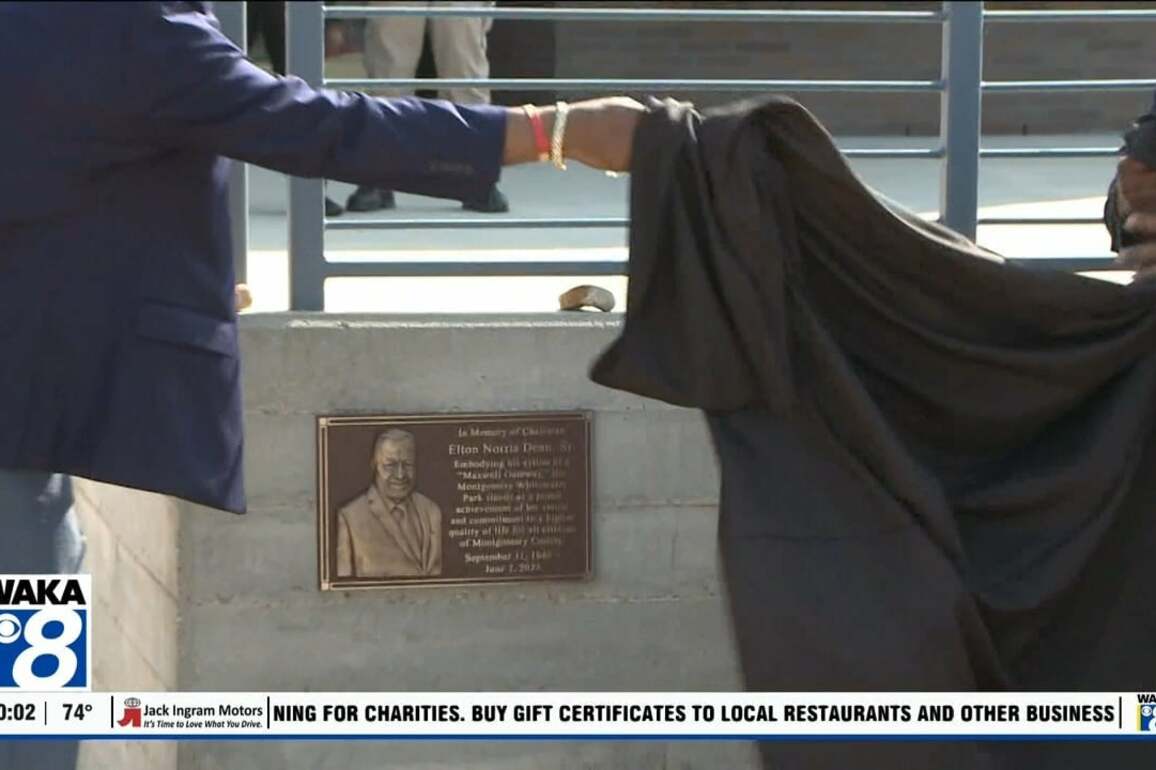 Late Montgomery County Commission Chairman Elton Dean honored at Montgomery Whitewater - WAKA 8