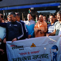Uttarakhand CM Dhami participates in 'Voluntary Cleanliness' program in Dehradun