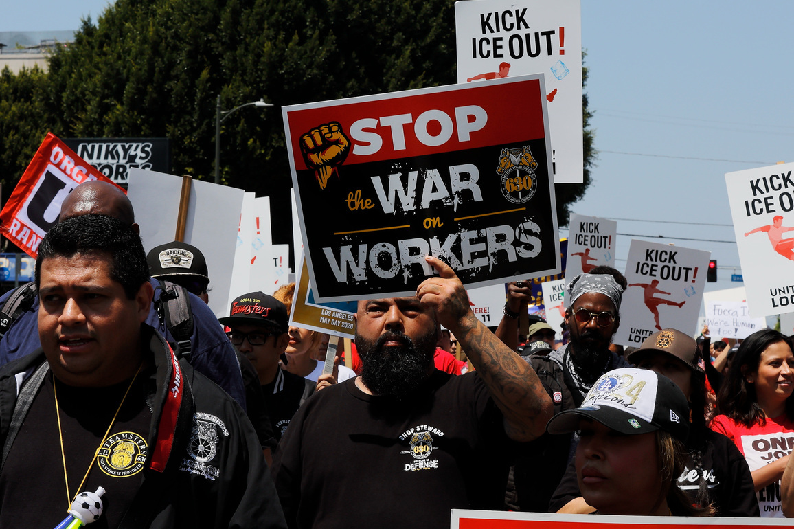 U.S.-LOS ANGELES-MAY DAY-RALLY