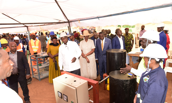 Museveni launches bursary scheme for 600 students Museveni launches bursary scheme for 600 students