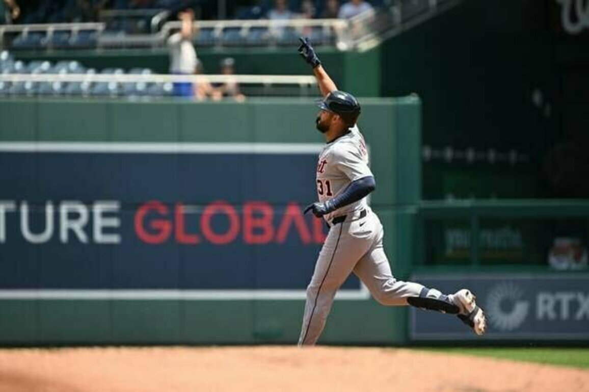 Riley Greene blasts two 3-run homers as Tigers rout Nationals