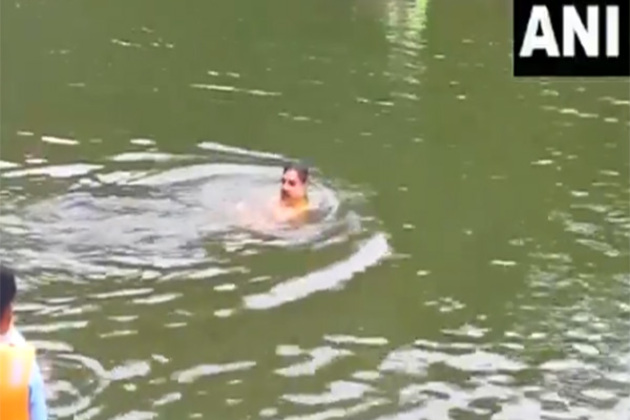 Madhya Pradesh CM Mohan Yadav takes holy dip in Shipra River