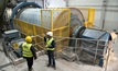 Grinding of zinc ore with a Metso grinding mill at Zinkgruvan mine, Sweden