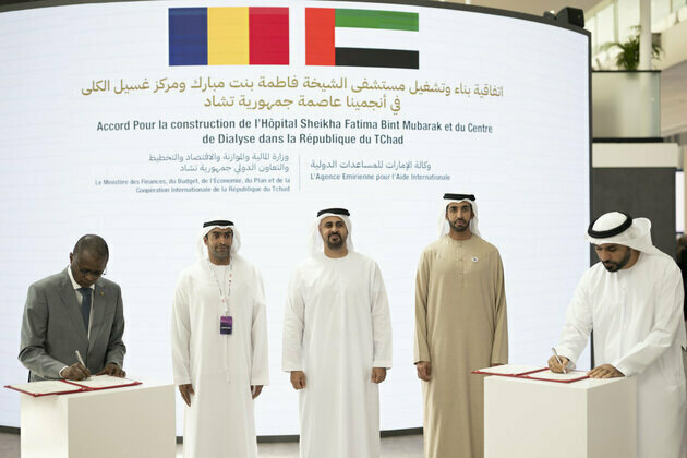 UAE, Chad sign agreement to build Sheikha Fatima bint Mubarak Hospital; dialysis centre in N'Djamena