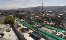  A Comacchio MC 30 rig performing jet grouting along the densely populated Pinllopata and Rumichaca street, in the southern part of Quito