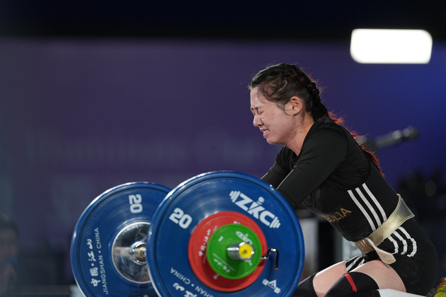 (SP)CHINA-JIANGSHAN-WEIGHTLIFTING-ASIAN CHAMPIONSHIPS-WOMEN'S 45KG (CN)