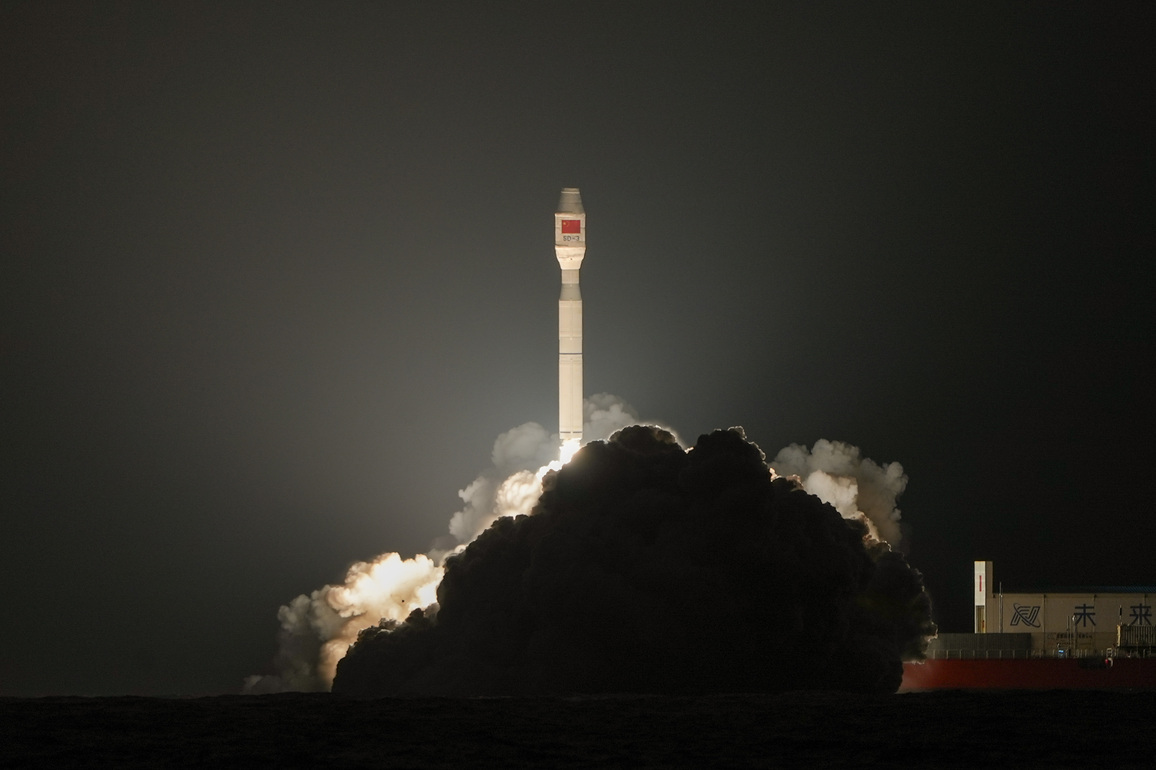 (EyesOnSci) CHINA-GUANGDONG-TEST SATELLITE-LAUNCH (CN)
