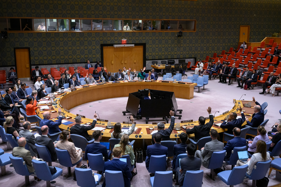 UN-SECURITY COUNCIL-GOLAN HEIGHTS-PEACEKEEPING FORCE-MANDATE-EXTENSION