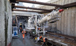  HS2’s TBM ‘Lydia’ being assembled at the Atlas Road, London, site prior to its launch 