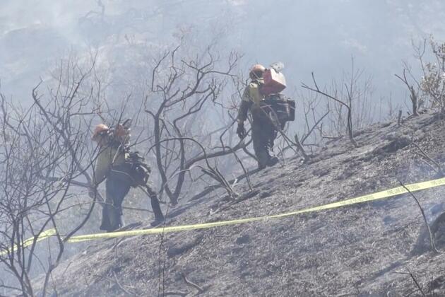 Fire threatened hundreds in Laguna Beach, caused by fireworks