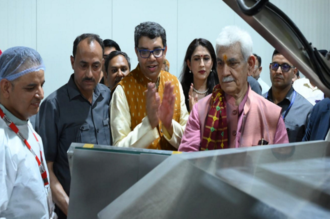 J-K: LG Manoj Sinha inaugurates Nutraj nuts & dry fruit processing plant at Samba