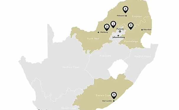Bushveld operations Source: Bushveld