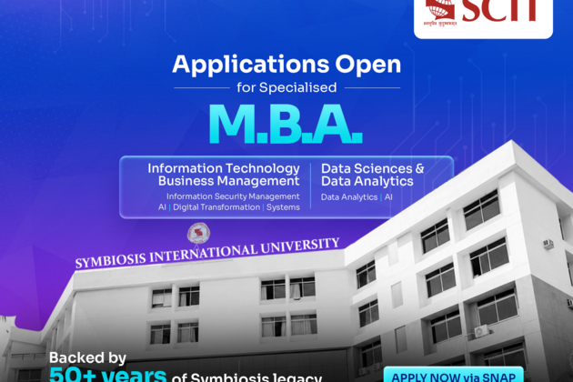 SCIT Opens Applications for 2026-28 M.B.A. in ITBM & DSDA via SNAP