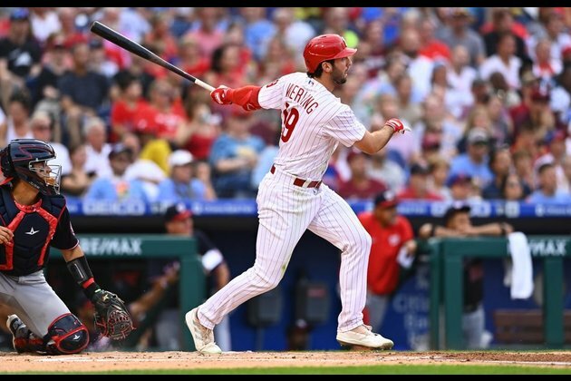 Rhys Hoskins leads early offense again as Phils rout Nats