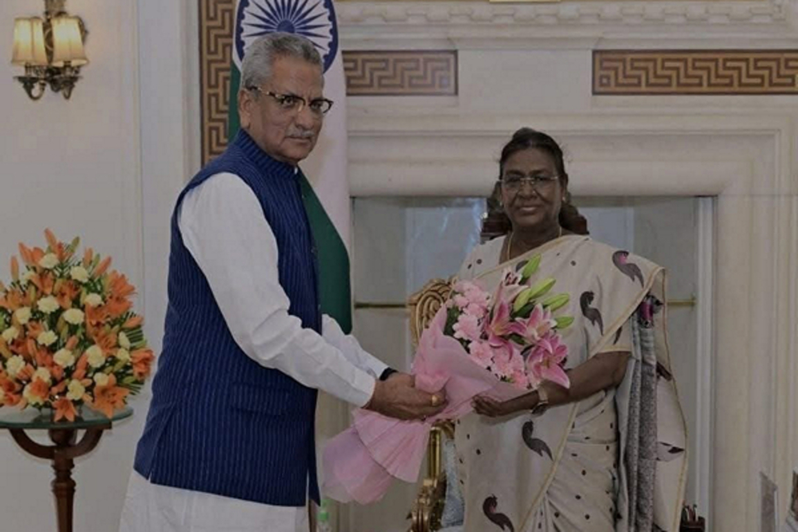 Sikkim Governor meets President Droupadi Murmu at Rashtrapati Bhavan