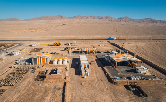 Kal Tire's recycling plant in Northern Chile