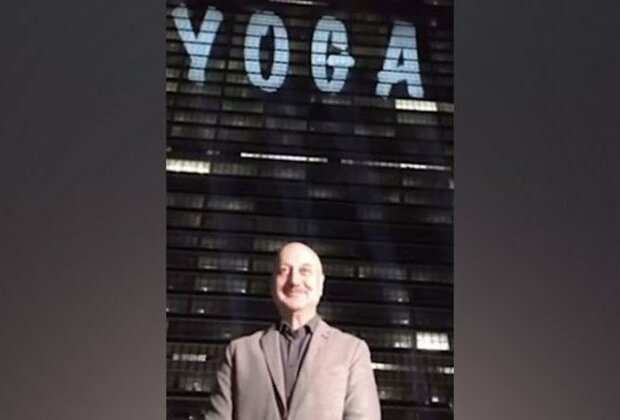 "Yoga is journey of the self," says Anupam Kher