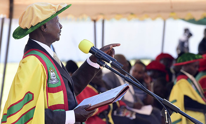 Teach courses that address societal needs, develop the country - Museveni Teach courses that address societal needs, develop the country - Museveni