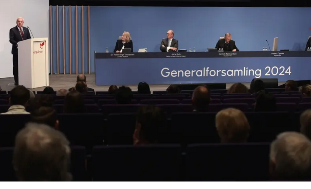 Photo from our annual general meeting in 2024.