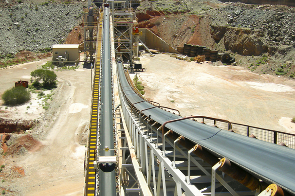 A gold mining process plant