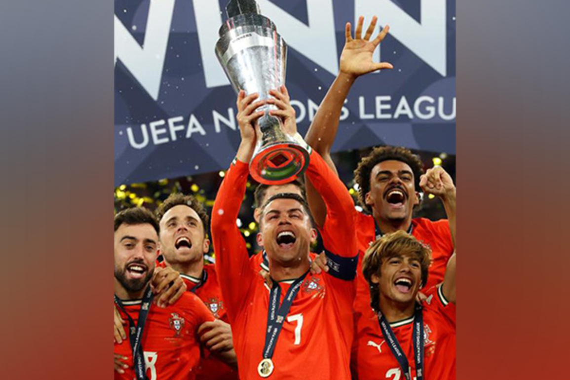 Ronaldo in tears after Portugal pip Spain in Nations League final