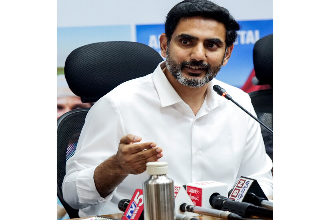 Andhra Education Minister Nara Lokesh thanks Central government for granting legal status to Amaravati