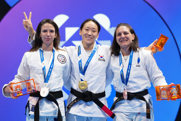 (SP)CHINA-CHENGDU-THE WORLD GAMES 2025-JU-JITSU-WOMEN'S -63KG NEWAZA-FINALS (CN)