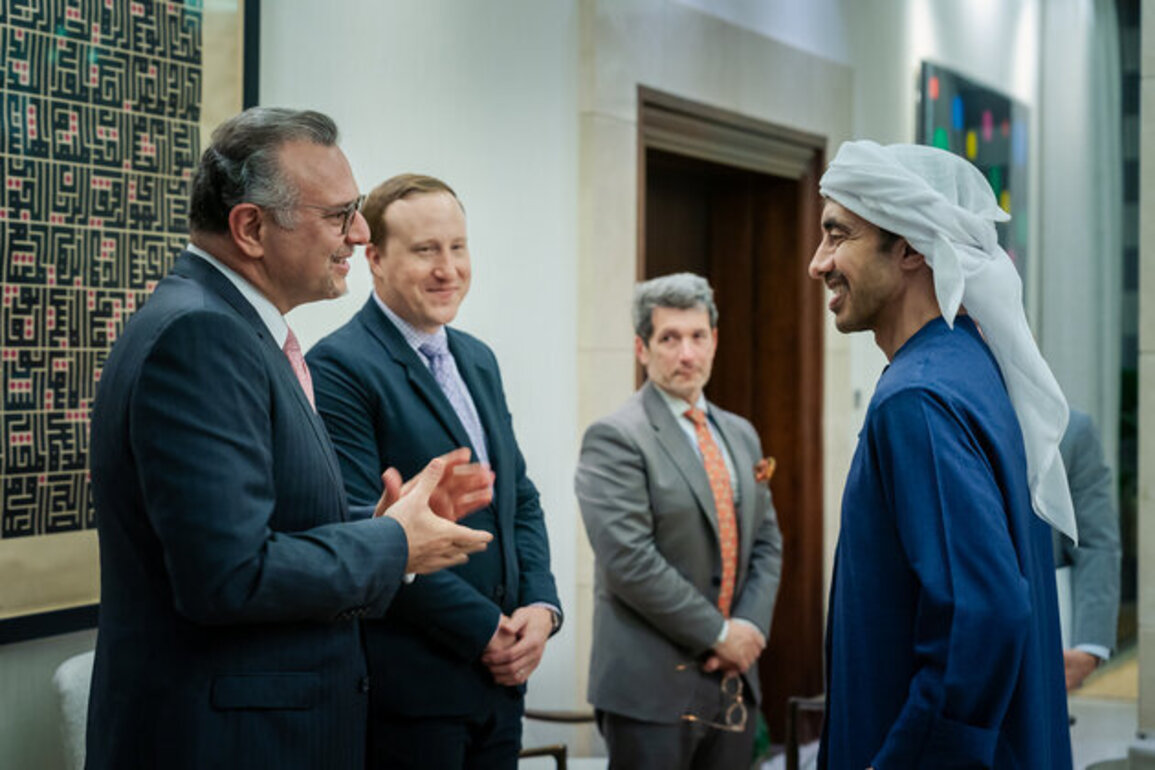 Abdullah bin Zayed, U.S. President's Advisor for African & Arab Affairs discuss developments in Sudan
