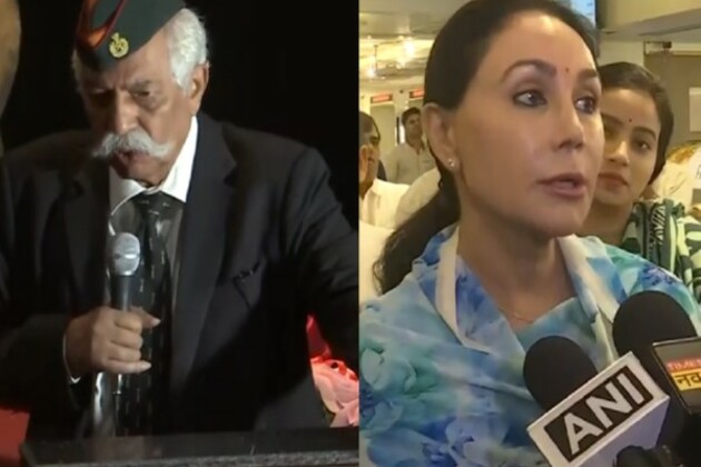 Rajasthan Deputy CM Diya Kumari, Major General GD Bakshi attend premiere of 'The Young Tank Commander'