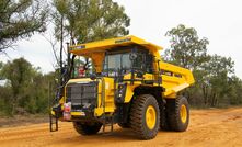 Komatsu HD405-8 dump truck